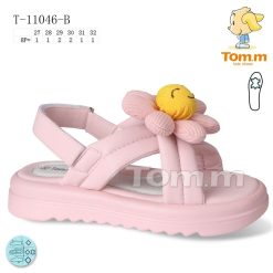 Sandały dziecięce 1026-3466-T-11046-B (8par／27-32) różowy