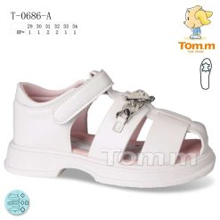 Sandały dziecięce 1026-3478-T-0686-A (8par／29-34) biały