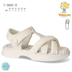 Sandały dziecięce 1026-3481-T-0685-H (8par／29-34) kremowy