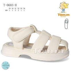 Sandały dziecięce 1026-3486-T-0683-H (8par／29-34) kremowy