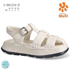 Sandały dziecięce 1026-3494-A-B01244-H (8par／36-39) kremowy