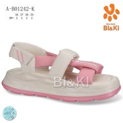 Sandały dziecięce 1026-3497-A-B01242-K (8par／36-39) kremowo-różowy