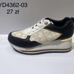 Sneakersy damskie 1026-1110-YD4362-03 (12par 36-41)