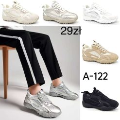 Sneakersy damskie Kolor do wyboru 1026-1117-A-122 (12par 36-41)
