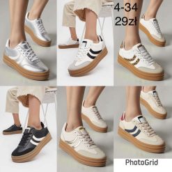 Sneakersy damskie Kolor do wyboru 1026-1147-4-34 (12par 36-41)