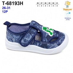 Trampki dziecięce 1026-2837-T-68193-H (12par／26-31) granatowy ／ niebieski