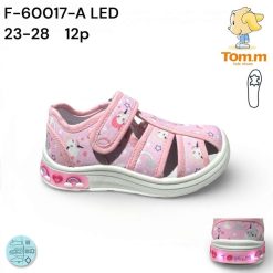 Trampki dziecięce 1026-3191-T-60017-A,LED (12par／23-28) różowy
