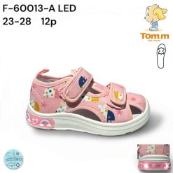 Trampki dziecięce 1026-3196-T-60013-A,LED (12par／23-28) różowo-granatowy