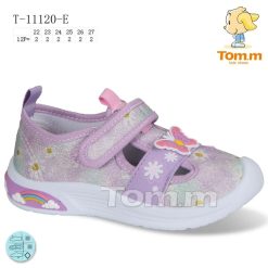 Trampki dziecięce 1026-3199-T-11120-E (12par／22-27) liliowy