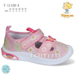 Trampki dziecięce 1026-3201-T-11120-A (12par／22-27) różowy