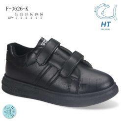 Trampki dziecięce 1026-3208-F-0626-K (12par／31-36) czarny
