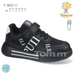Trampki dziecięce 1026-3218-T-0657-C (8par／26-31) czarny