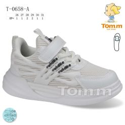 Trampki dziecięce 1026-3221-T-0658-A (8par／26-31) biały