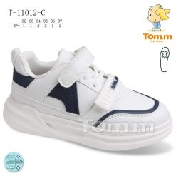Trampki dziecięce 1026-3229-T-11012-C (8par／32-37) biało-czarny