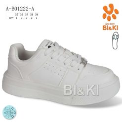 Trampki dziecięce 1026-3234-A-B01222-A (8par／35-39) biały