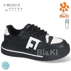 Trampki dziecięce 1026-3236-A-B01223-D (8par／35-39) czarny