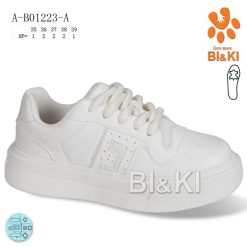 Trampki dziecięce 1026-3237-A-B01223-A (8par／35-39) biały