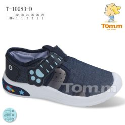 Trampki dziecięce 1026-3520-T-10983-D (8par／22-27) granatowy