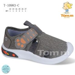Trampki dziecięce 1026-3522-T-10983-C (8par／22-27) szary