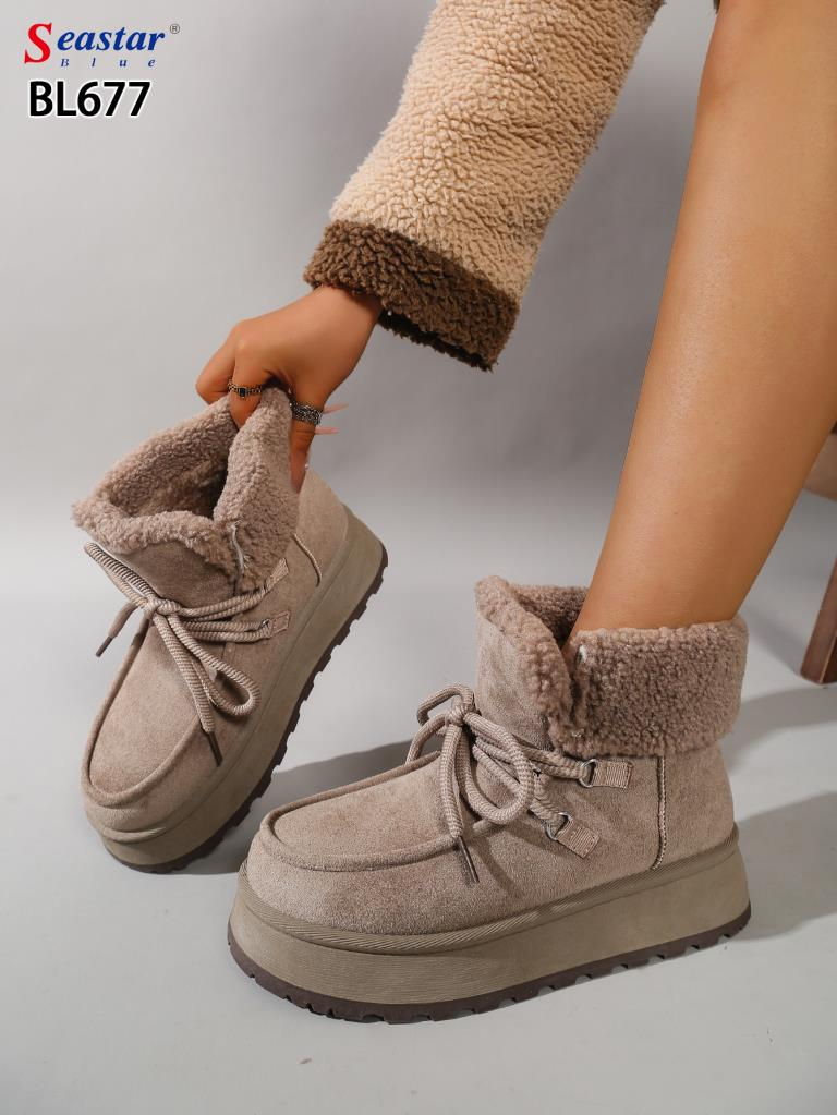 Botki Zimowe EMU damskie 1026-3945-BL677 (12par∕36-41) khaki