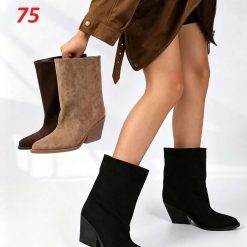 Botki na Obcasie damskie Kolor do wyboru 1026-3953-RB198P-1 (12par∕36-41)