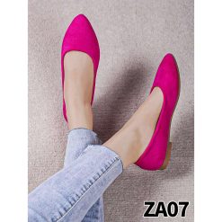 Baleriny damskie 1026-3961-ZA07 (12par∕36-41) fuksja