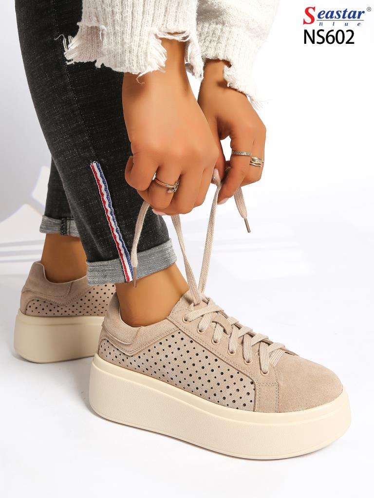 Buty Sportowe damskie 1026-4037-NS602 (8par∕36-41) khaki