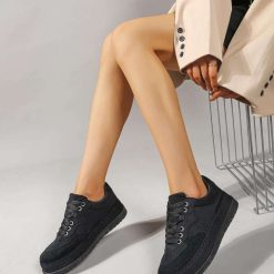 Buty Sportowe damskie 1026-4053-LA371 (12par∕36-41) czarny