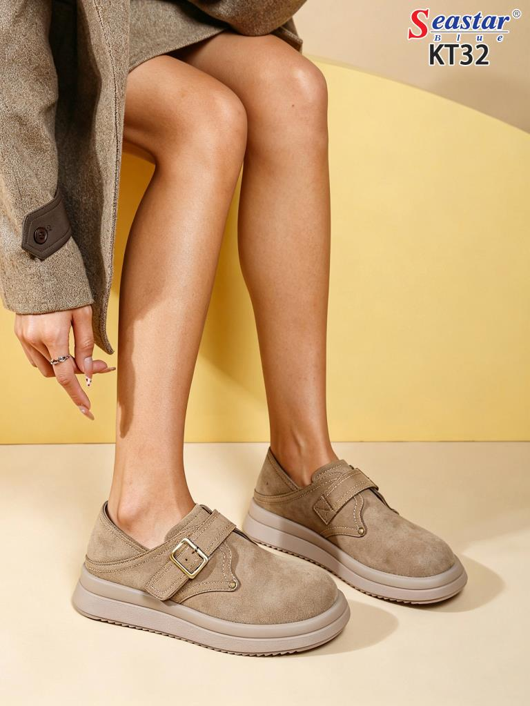 Mokasyny damskie 1026-4173-KT32 (8par∕36-41) khaki