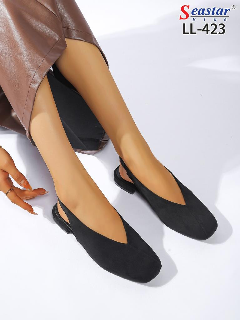 Baleriny damskie 1026-4245-LL423 (12par∕36-41) czarny