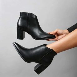 Botki na Obcasie damskie 1026-4270-HL47 (8par∕36-41) czarny