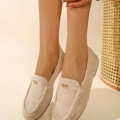Mokasyny damskie 1026-4431-T688 (12par∕36-41) khaki
