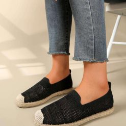 Espadryle damskie 1026-4445-RE30 (12par∕36-41) czarny