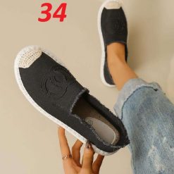 Espadryle damskie 1026-4505-NB273 (12par∕36-41) czarny