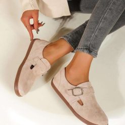 Mokasyny damskie 1026-4527-JH578 (8par∕36-41) khaki