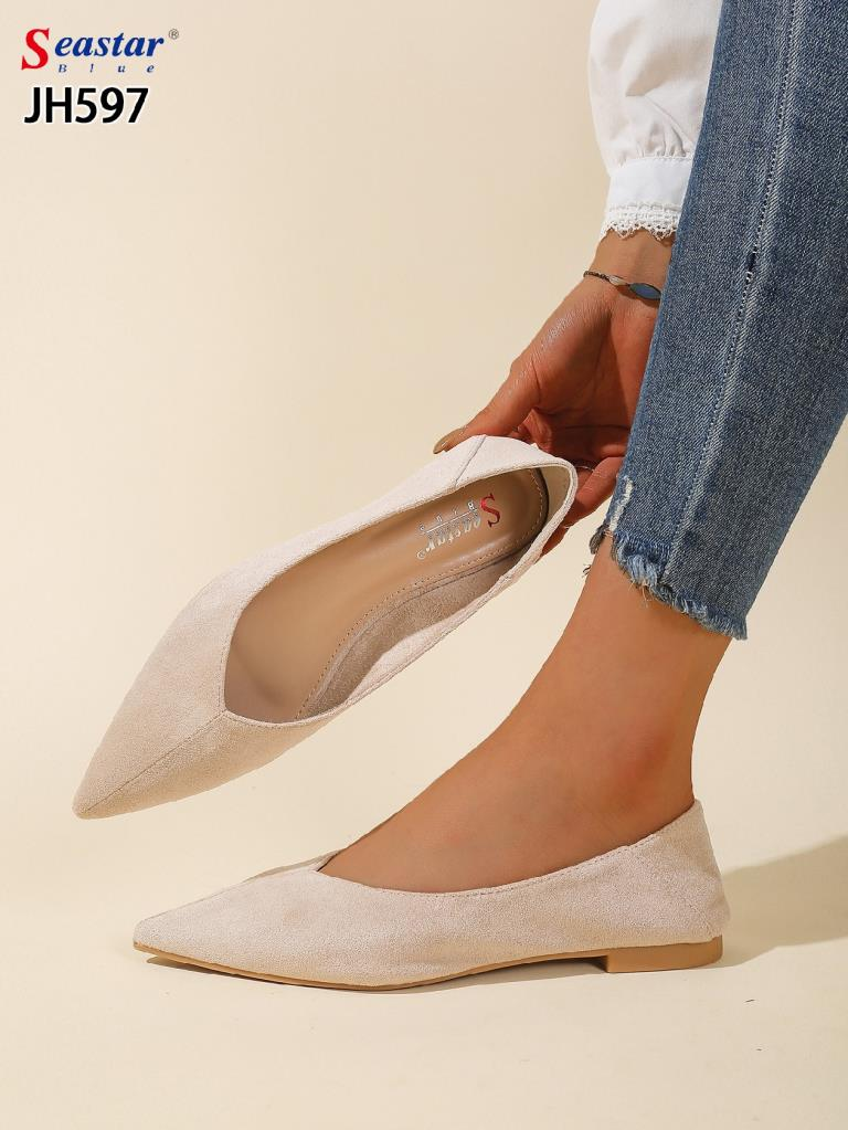 Baleriny damskie 1026-4567-JH597 (12par∕36-41) khaki