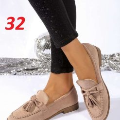 Mokasyny damskie 1026-4603-DM(CM)11 (12par∕36-41) khaki