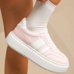 Buty Sportowe damskie 1026-4832-LA337 (12par∕36-41) różowy