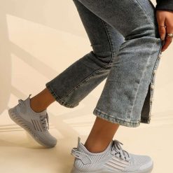 Buty Sportowe damskie 1026-4841-LA348 (12par∕36-41) szary