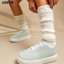 Buty Sportowe damskie 1026-4870-LA335 (12par∕36-41) zielony