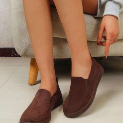 Buty Sportowe Wsuwane damskie 1026-4876-NB811 (12par∕36-41) brązowy