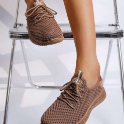 Buty Sportowe damskie 1026-4884-NB726 (12par∕36-41) brązowy