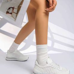 Buty Sportowe damskie 1026-4891-LA341 (12par∕36-41) biały