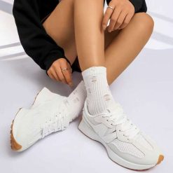 Buty Sportowe damskie 1026-4897-LA342 (12par∕36-41) biały