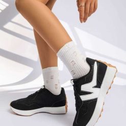 Buty Sportowe damskie 1026-4899-LA342 (12par∕36-41) cały czarny