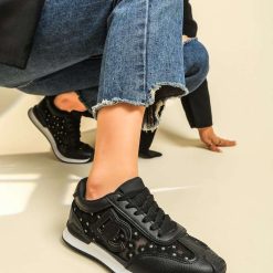 Buty Sportowe damskie 1026-4925-BL635 (12par∕36-41) czarny
