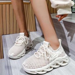 Buty Sportowe damskie 1026-4933-BL605 (12par∕36-41) beżowy