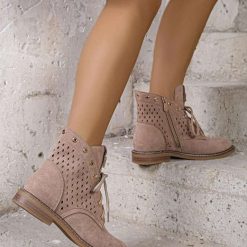 Botki na Obcasie damskie 1026-4938-NS593 (8par∕36-41) khaki
