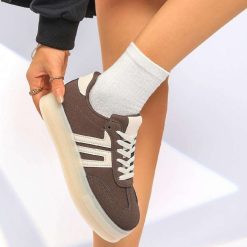 Buty Sportowe damskie 1026-4980-BL632 (12par∕36-41) brązowy