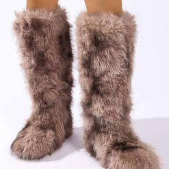 Buty Śniegowe damskie 1026-5051-HL48 (12par∕36-41) khaki